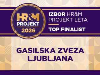 Gasilska zveza Ljubljana med TOP finalisti izbora HR&M projekt leta 2026! 